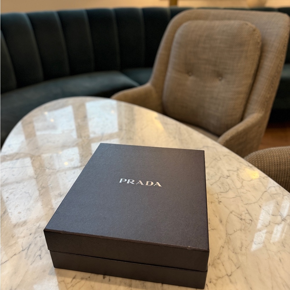 PRADA Satin Crystal Mini Re-Edition 2000 Bag Cristal - Picture 11 of 15